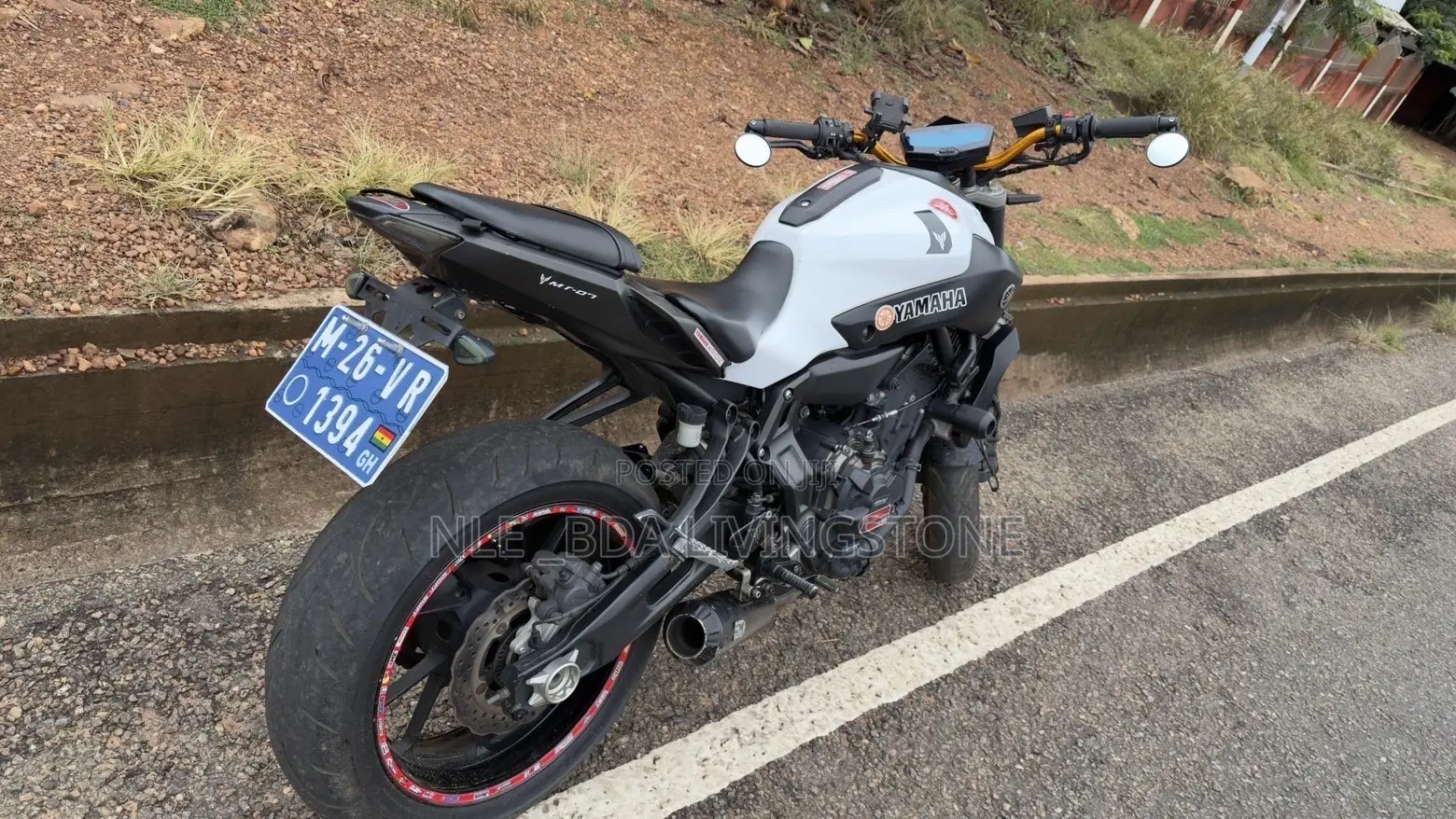 Yamaha MT-07 2017 White