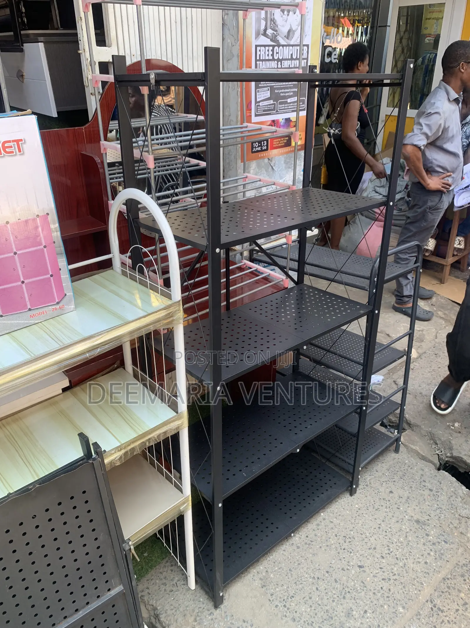 Modern Easy to Assemble Metal Storage Rack(shelf) 5 Tier