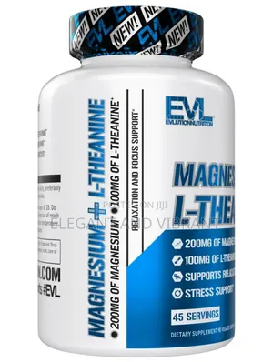 Magnesium + L Theanine - Supports Relaxation Focus-Mind Body Calming