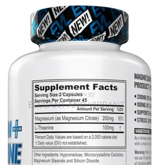 Magnesium + L Theanine - Supports Relaxation Focus-Mind Body Calming