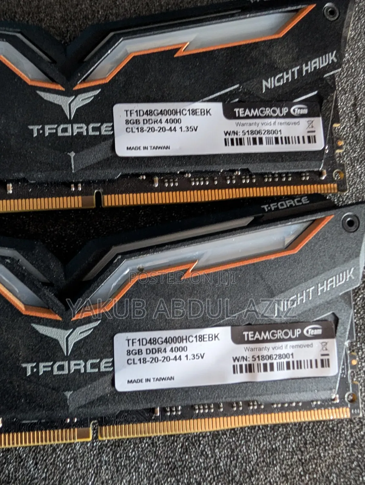 Ddr4 RGB 16gig 8x2 Speed 4000hz