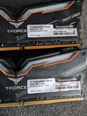 Ddr4 RGB 16gig 8x2 Speed 4000hz