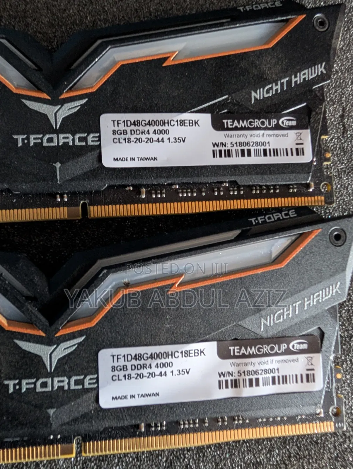 Ddr4 RGB 16gig 8x2 Speed 4000hz