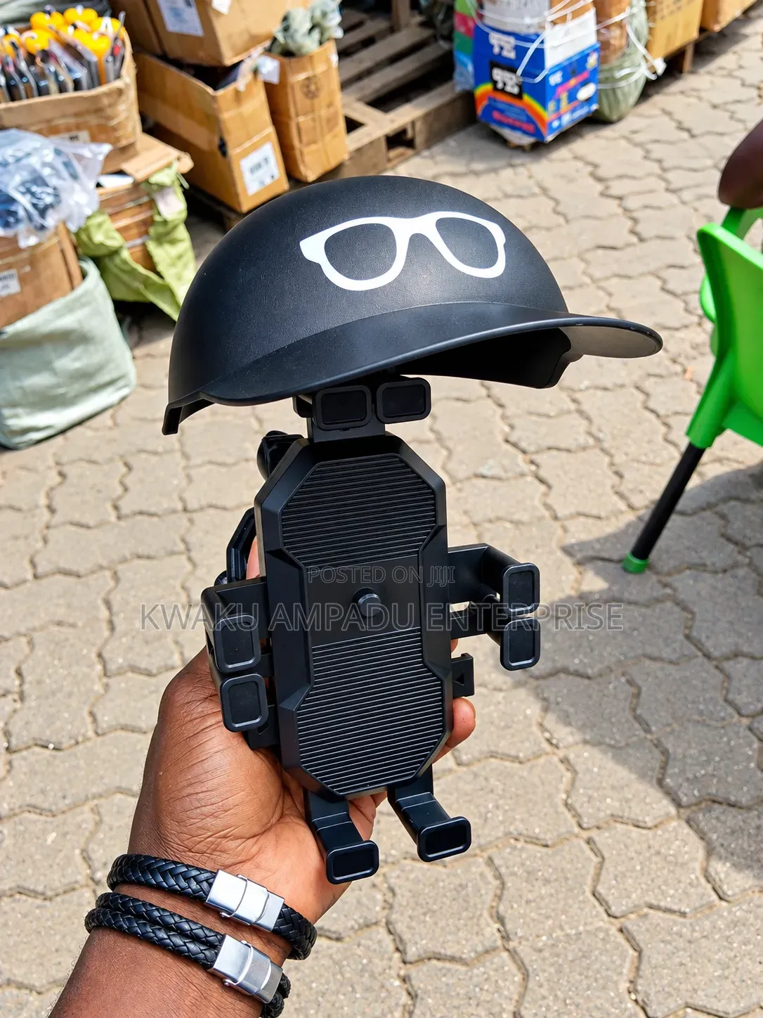 Cap Phone Holder – Universal Motorcycle/Bicycle Phone Mount