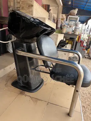 Premium Black Salon Hair Wash Chair / Backwash Unit