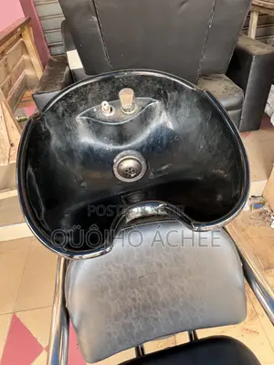 Premium Black Salon Hair Wash Chair / Backwash Unit