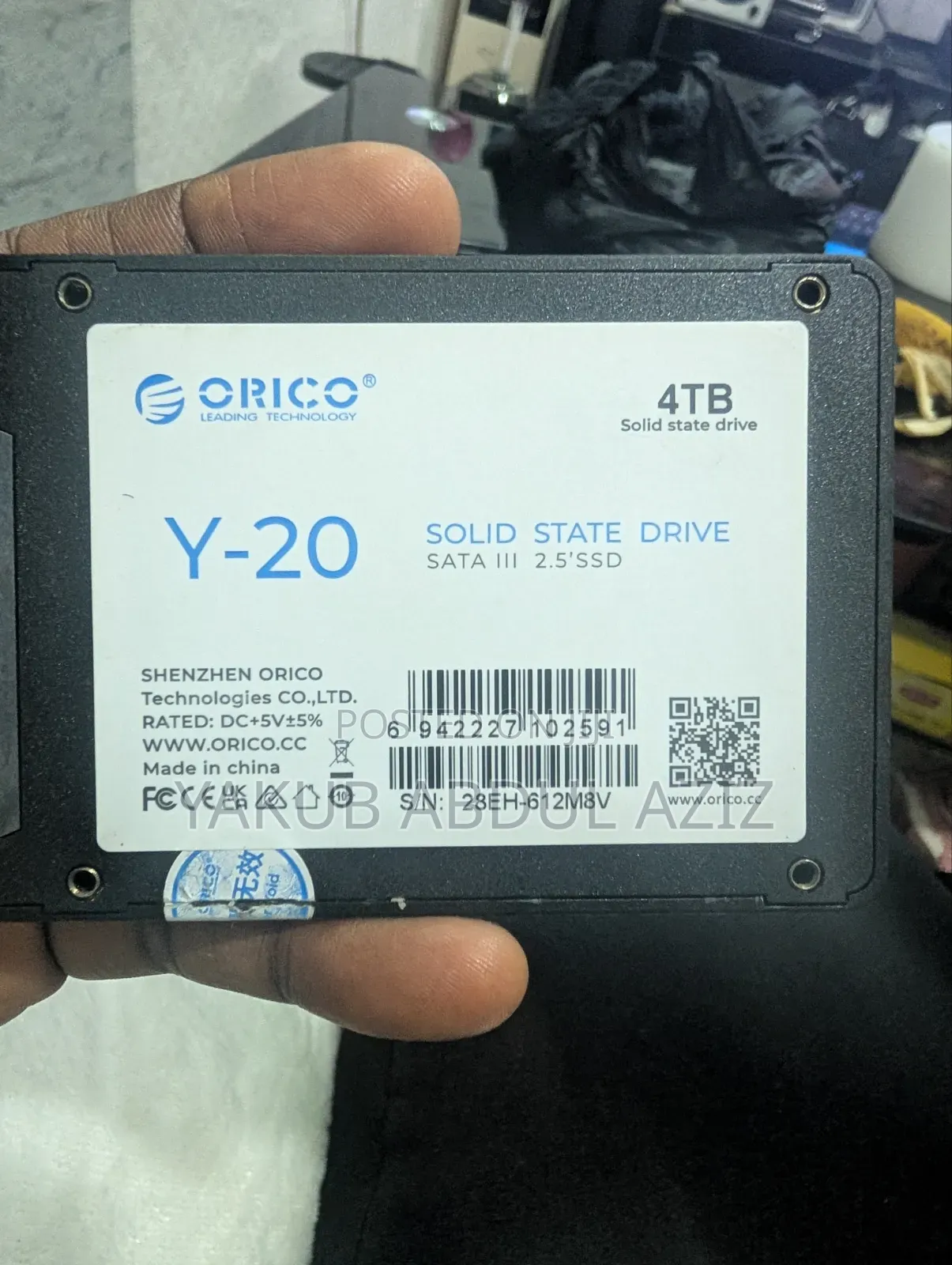 4tb SSD Drive 100 Health