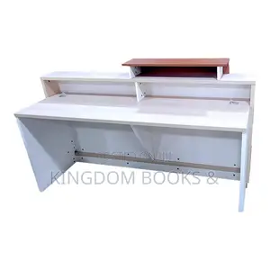 Executive Modern Office Reception Desk / Counter (Model 27RLM058)