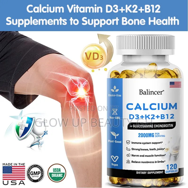 Balincer Calcium D3 + K2 + B12 120 Capsules