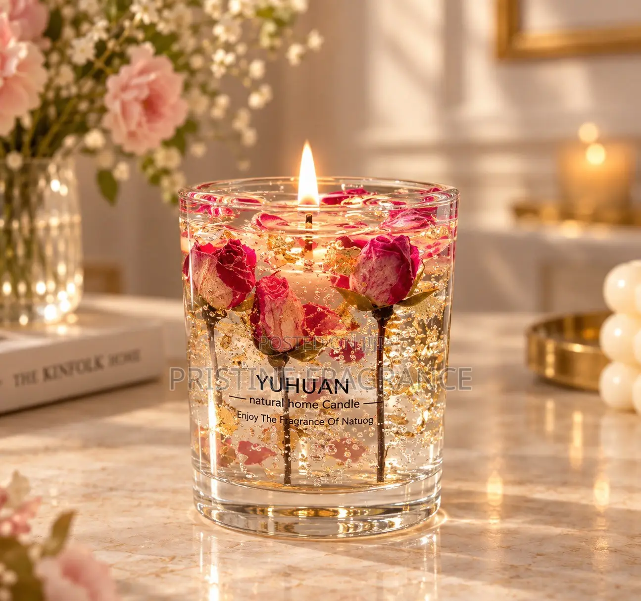 Red Rose Berlin Girl Gel Scented Candle