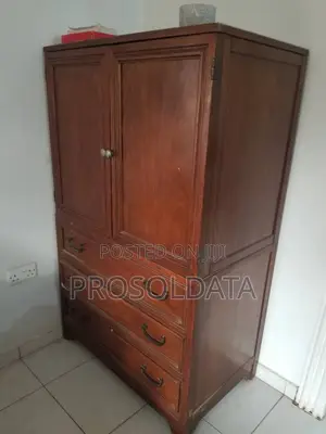 Antique Red Wood Cabinet