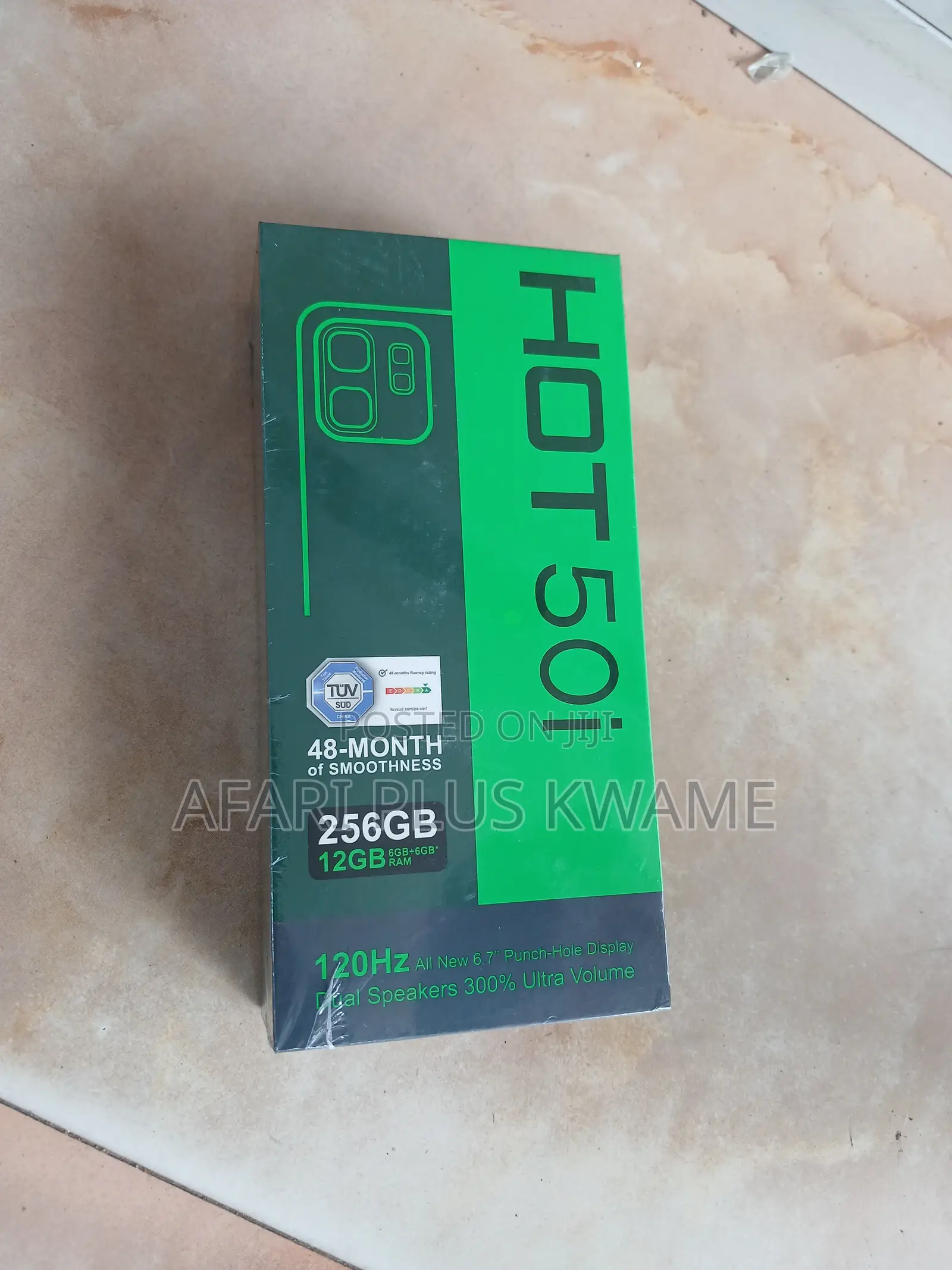 New Infinix Hot 50i 256 GB Black