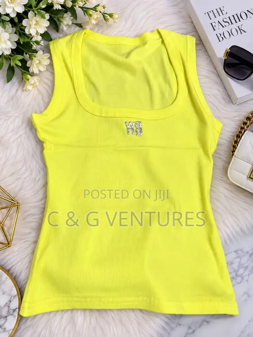 Ladies Top(square Neck Fitted Tank)