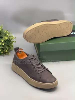 BOSS Executive Casual Sneaker - Coffee Brown