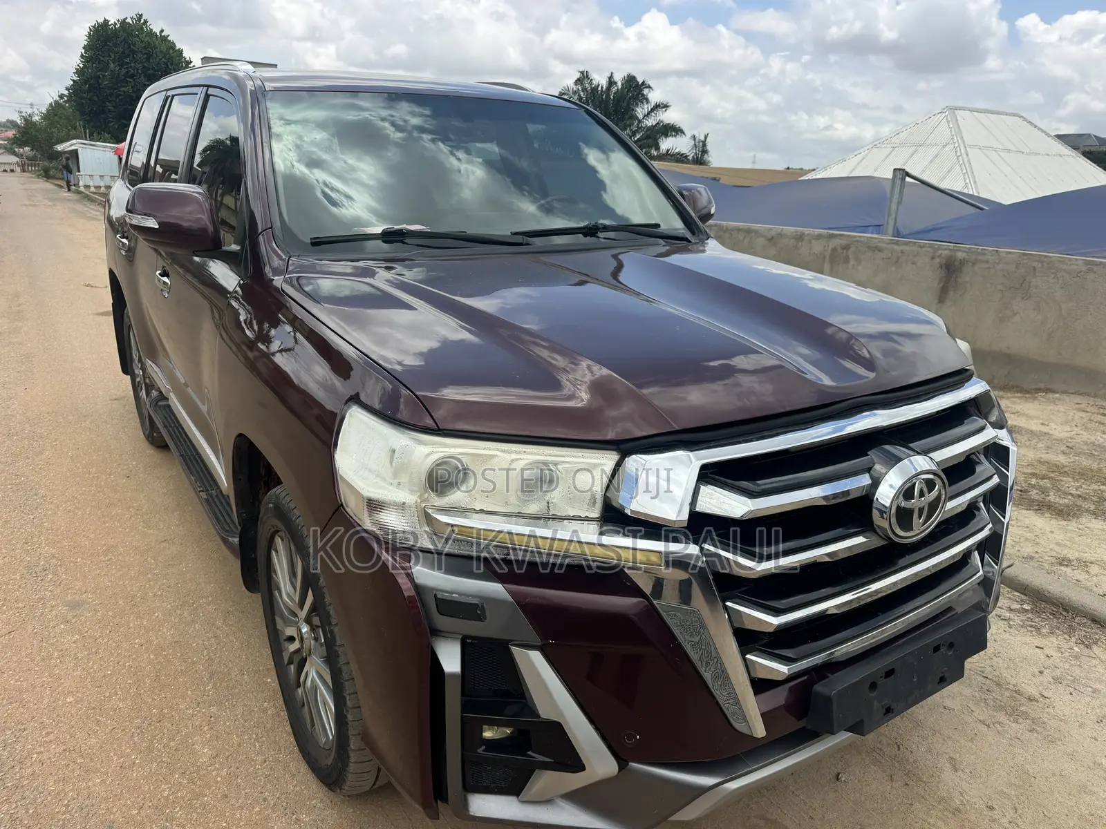 Toyota Land Cruiser 4.0 V6 GX 2012 Burgundy
