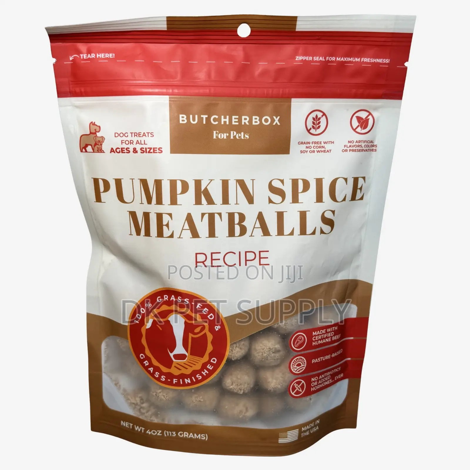 Pumkin Spice Meatball Dog Treats