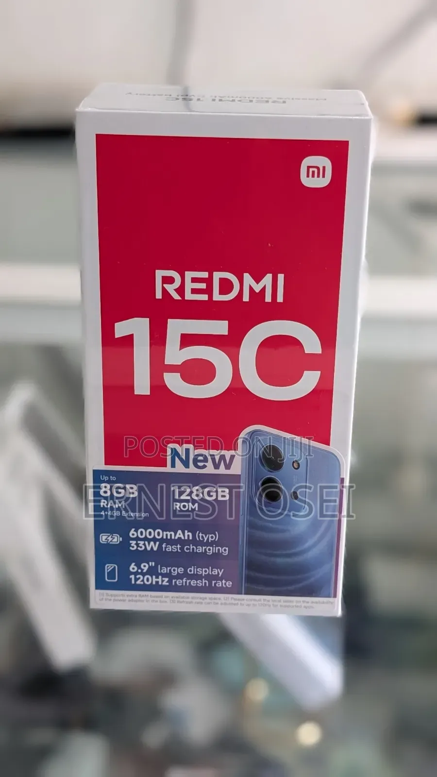 New Xiaomi Redmi 15C 128 GB Red