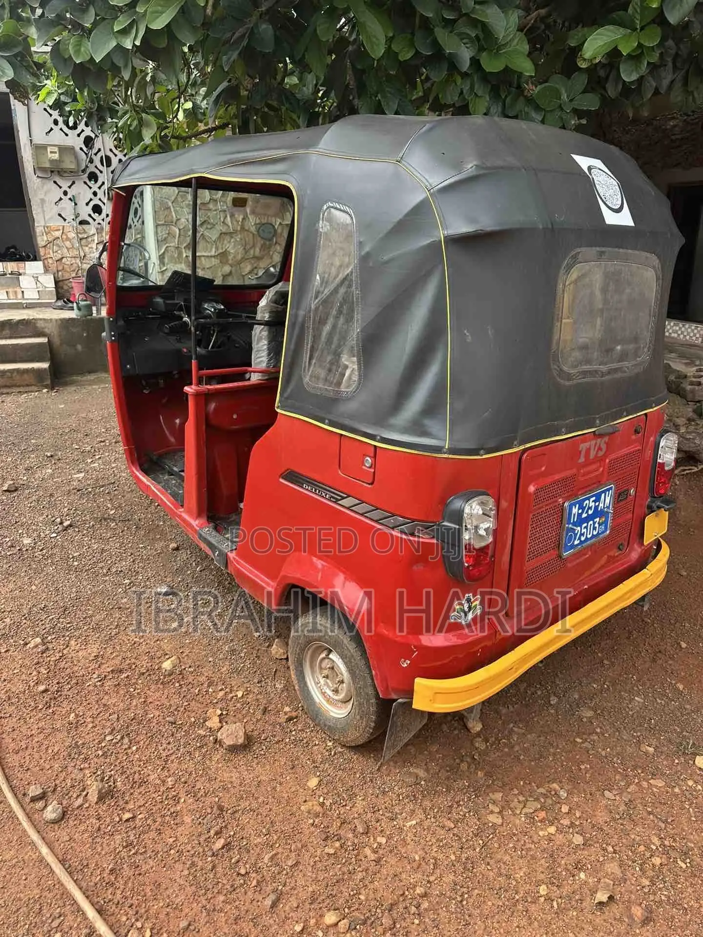 TVS King Deluxe Plus iTouch Start 2025 Red