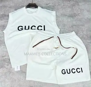 Men’s Stylish 2-Piece Shorts and Sleeveless / Armless Top Set