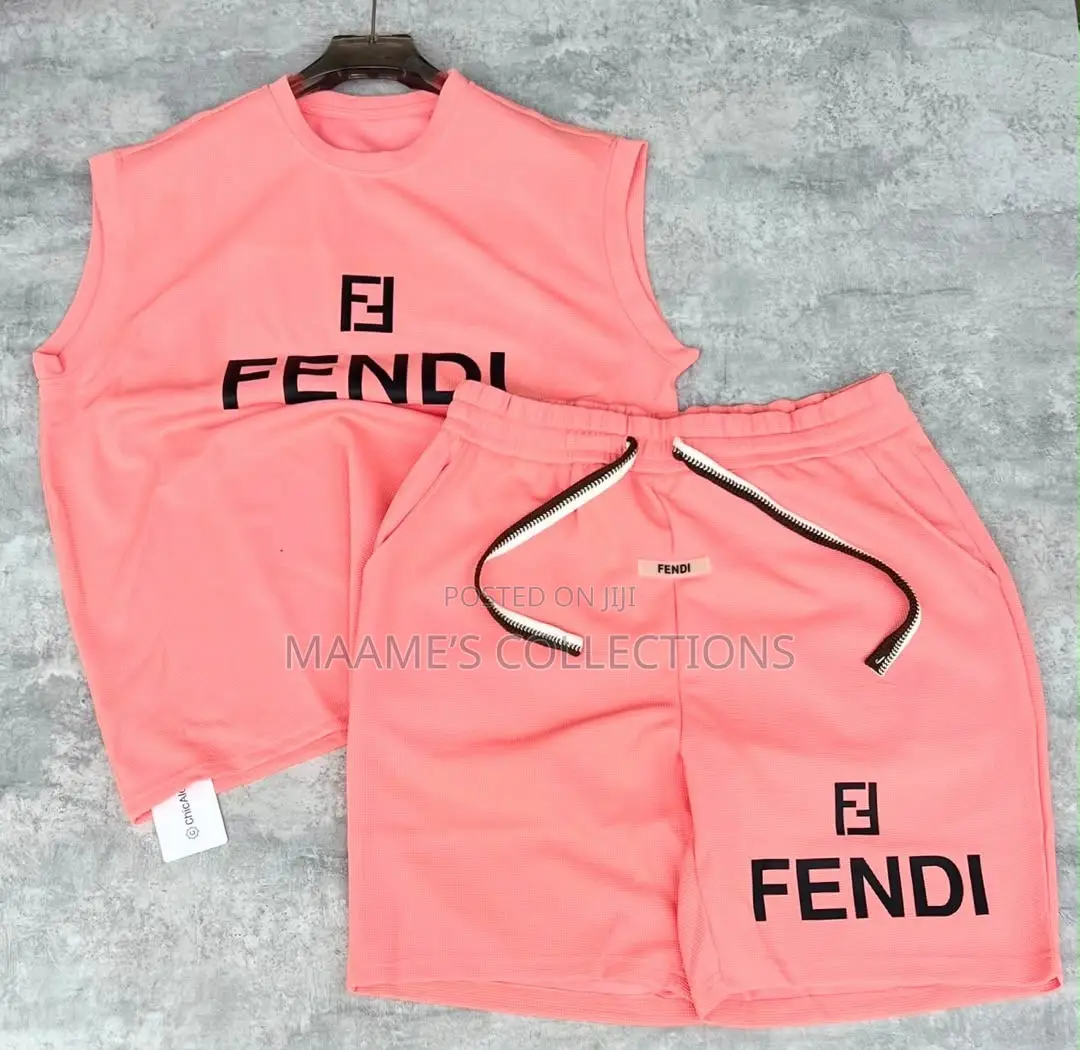 Men’s Stylish 2-Piece Shorts and Sleeveless / Armless Top Set
