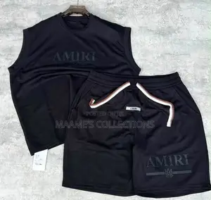 Men’s Stylish 2-Piece Shorts and Sleeveless / Armless Top Set