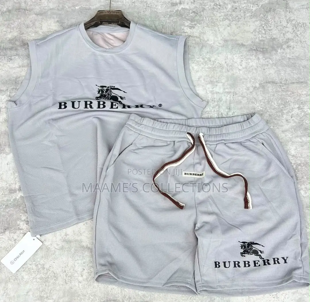 Men’s Stylish 2-Piece Shorts and Sleeveless / Armless Top Set