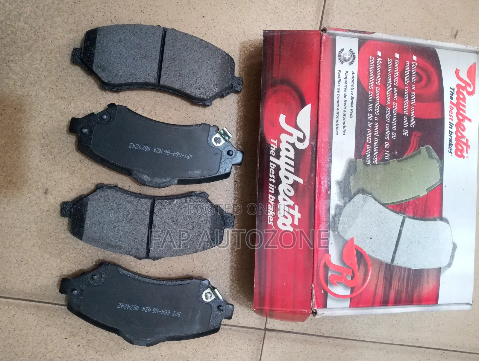 Premium Raybestos Jeep Wrangler,Brake Pads for JEEP, Imported From USA