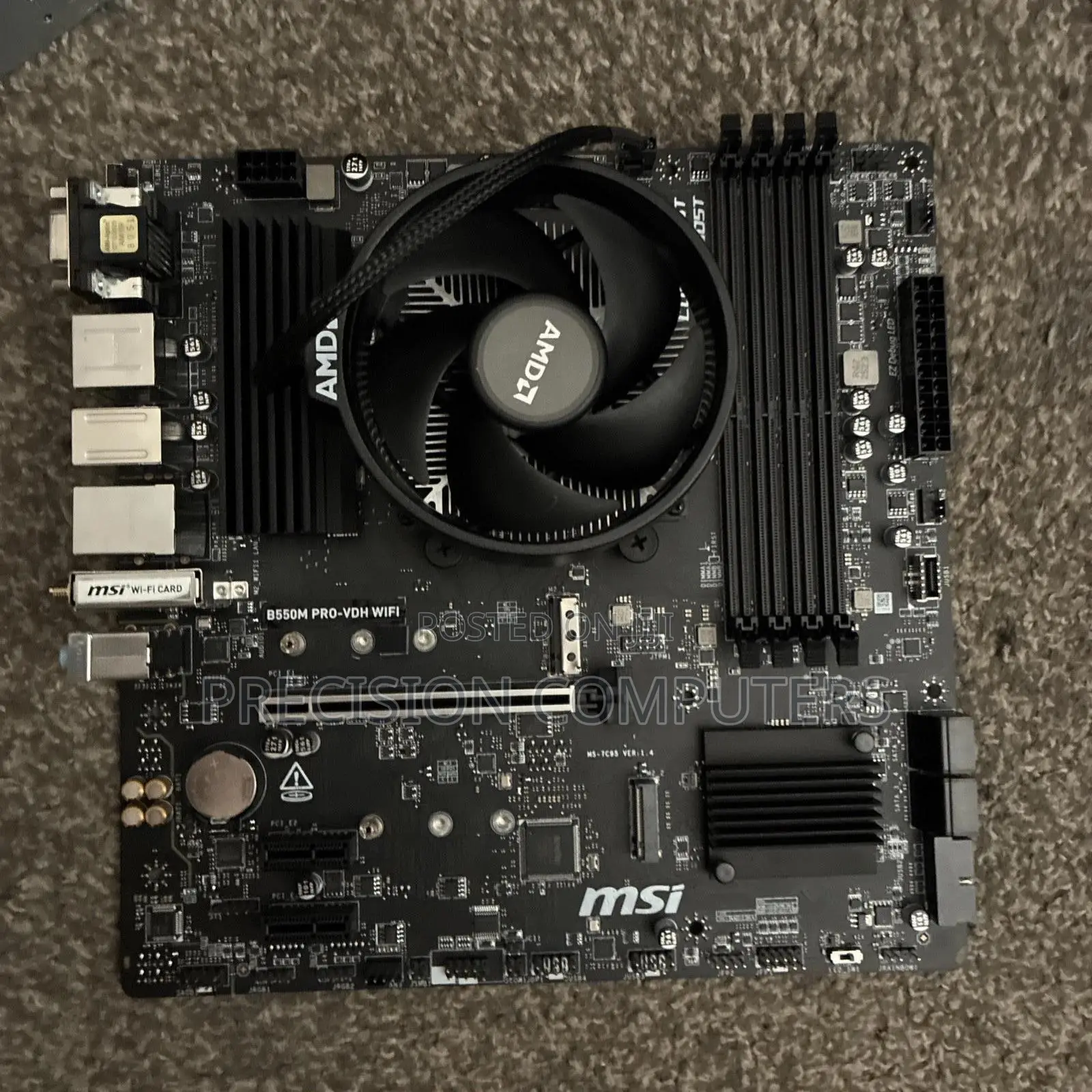 MSI B550M PRO-VDH Wi-Fi + AMD Ryzen 7 5700G(8c\16t)