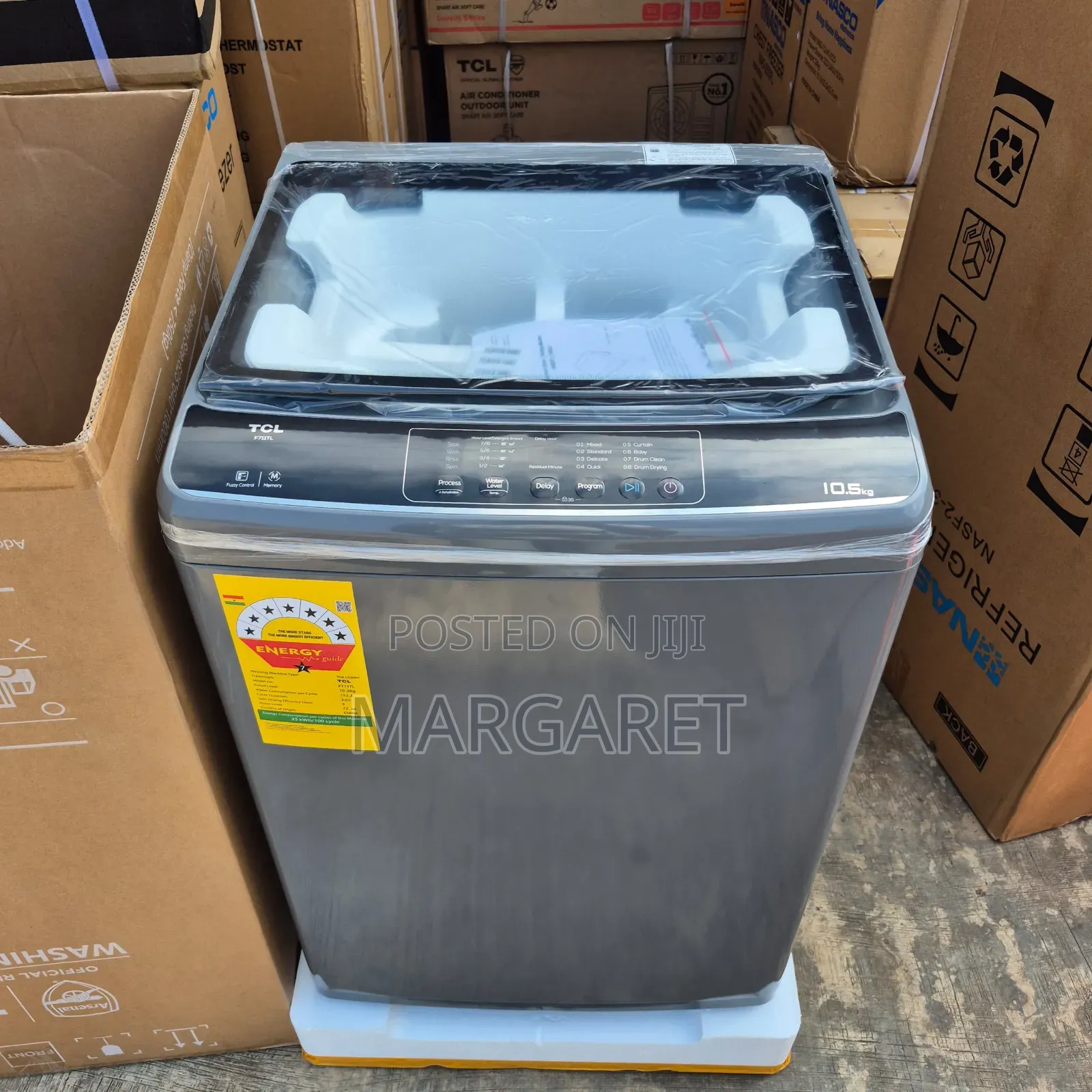 TCL 10.5 Kg Fully Automatic Washing