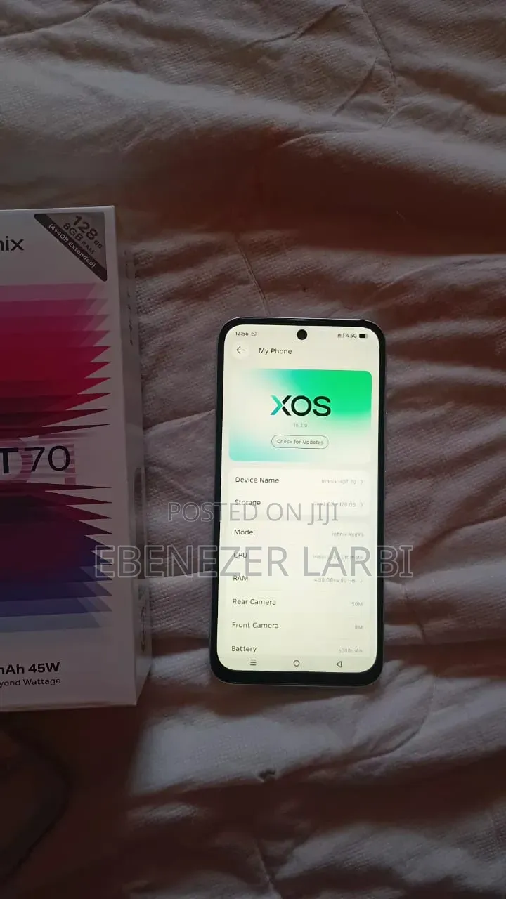 New Infinix Hot 70 128 GB Silver