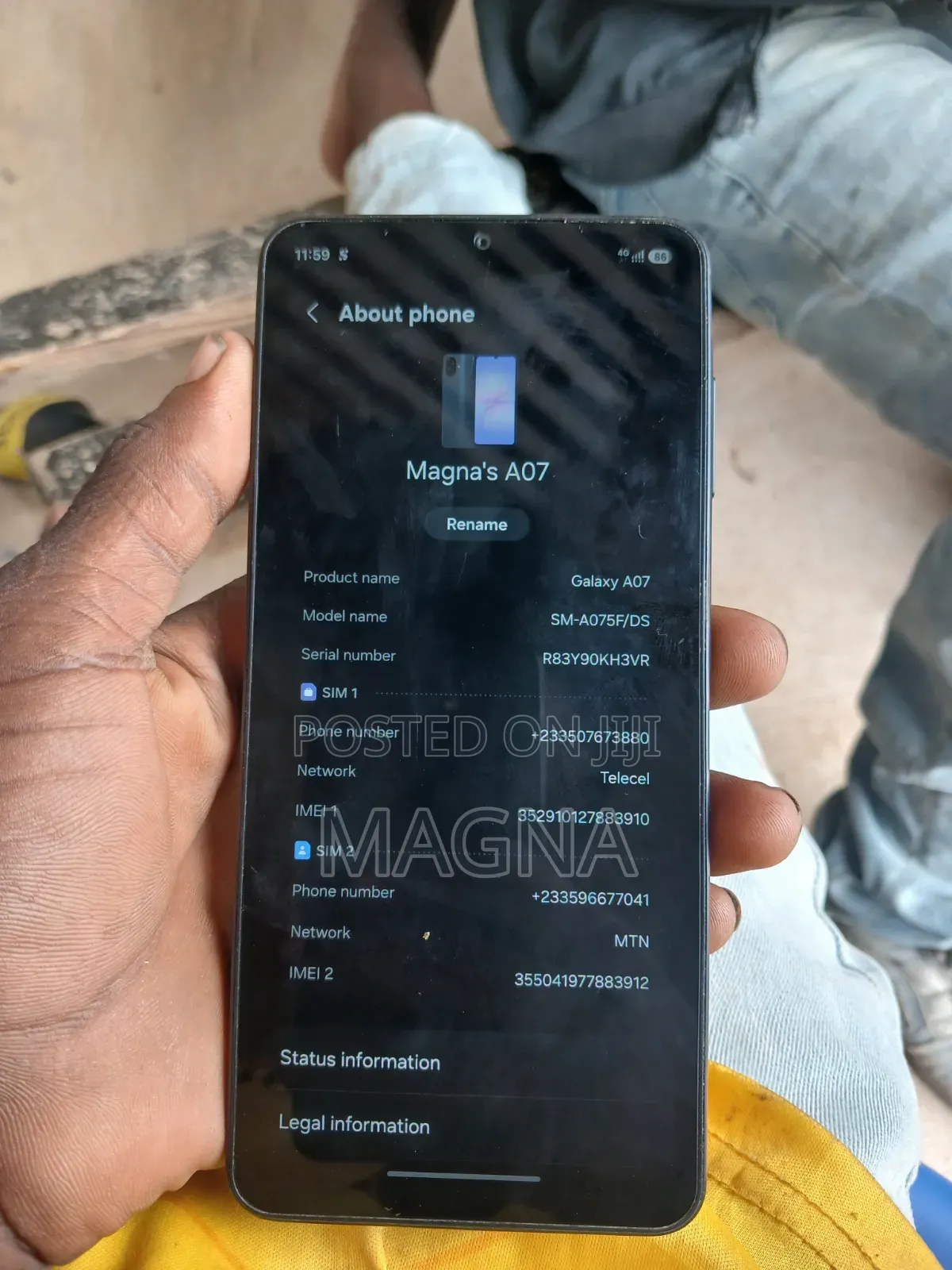 Samsung Galaxy A07 64 GB Black