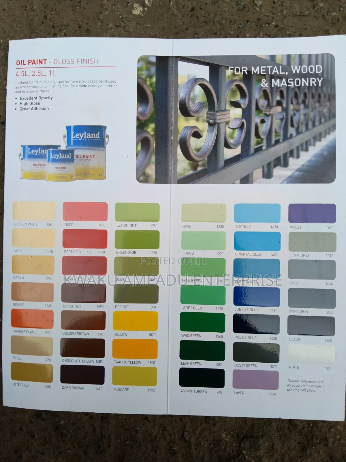 Leyland Oil Paint - 2.5 Litres