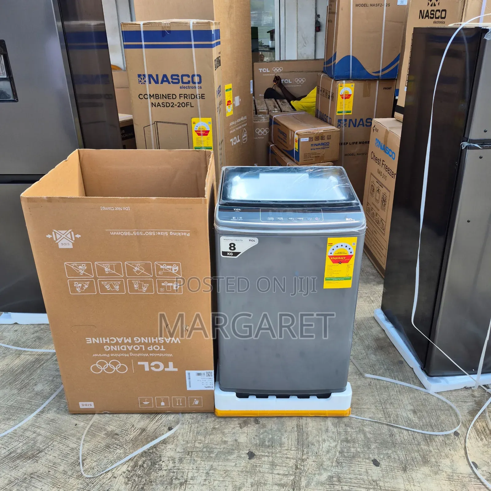 7 Stars TCL 8 Kg Fully Automatic Washing Machine Top Load