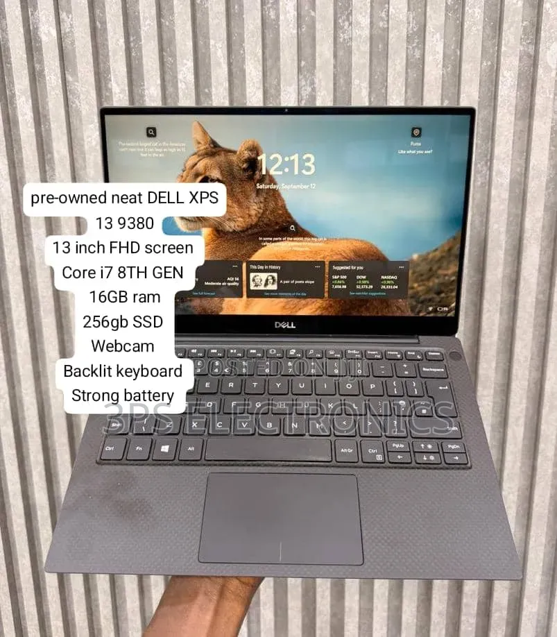 Laptop Dell XPS 13 9380 16GB Intel Core i7 SSD 256GB