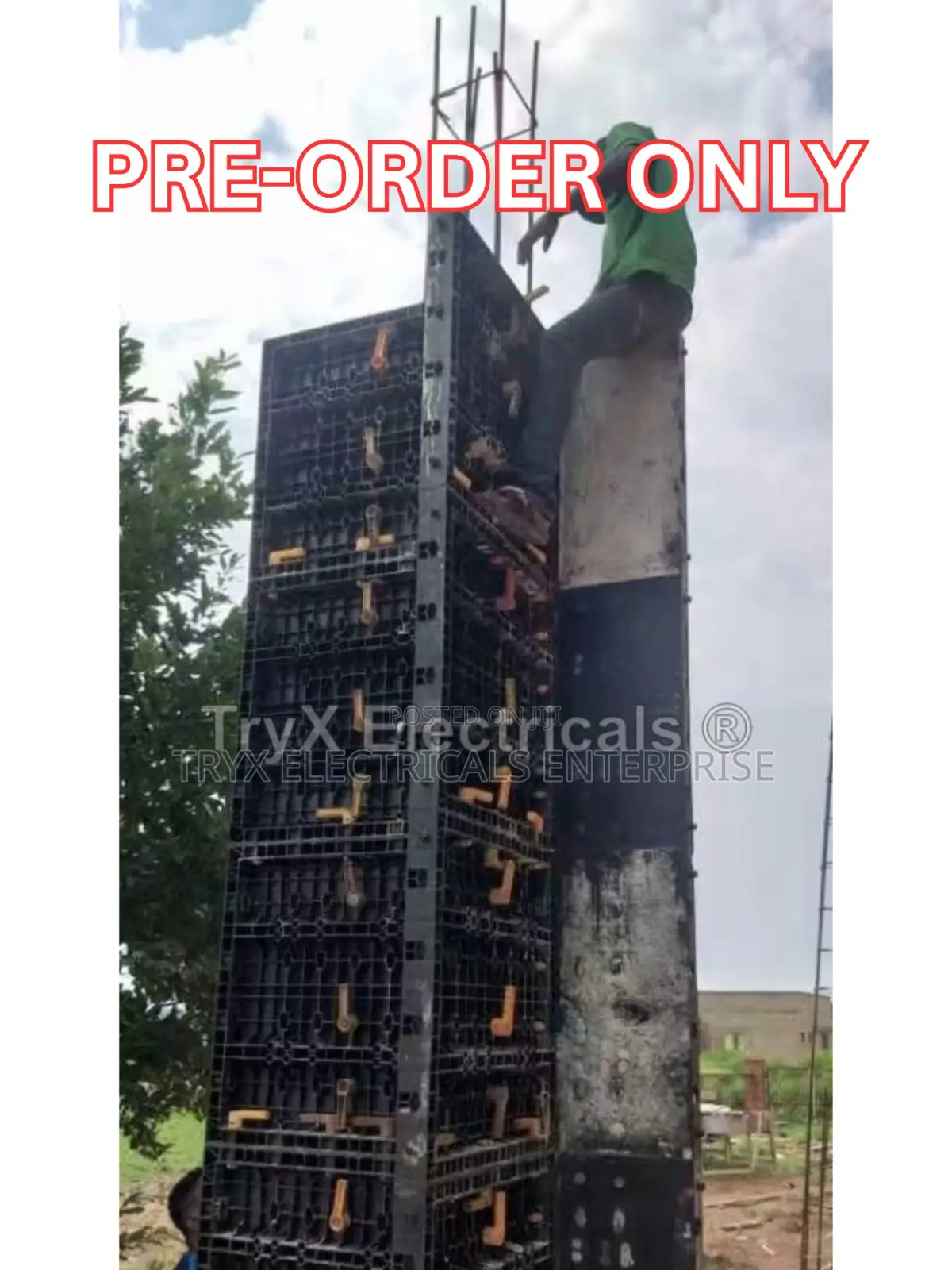 Adjustable Concrete Pillar Mold