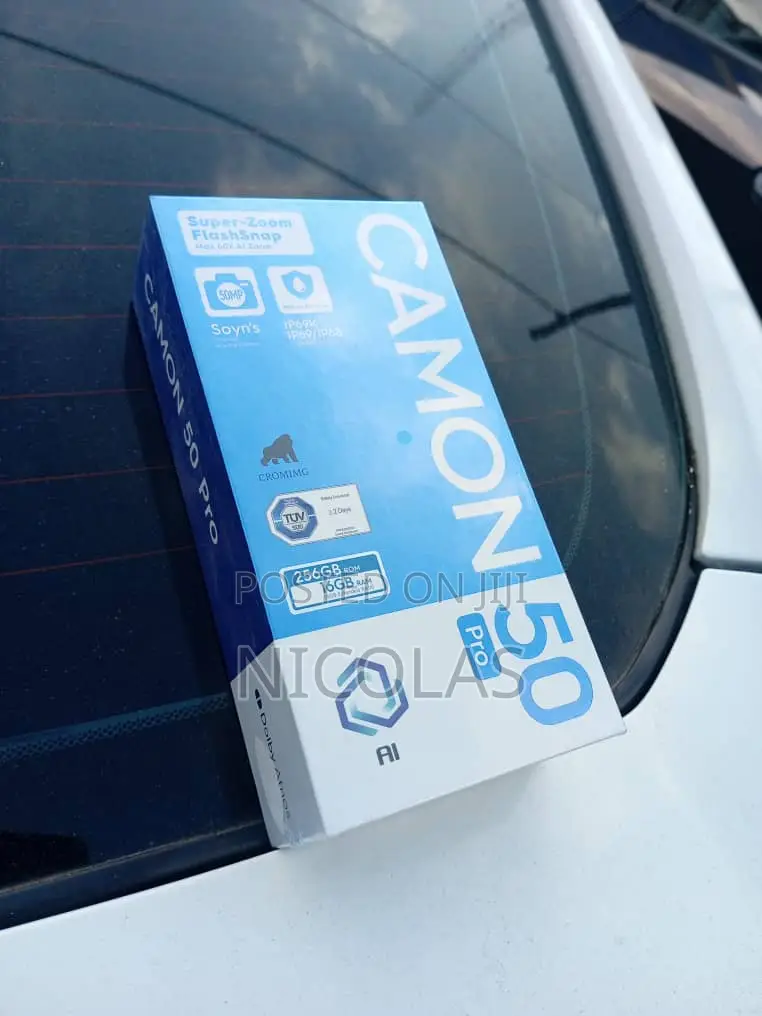 New Tecno Camon 50 Pro 256 GB Black