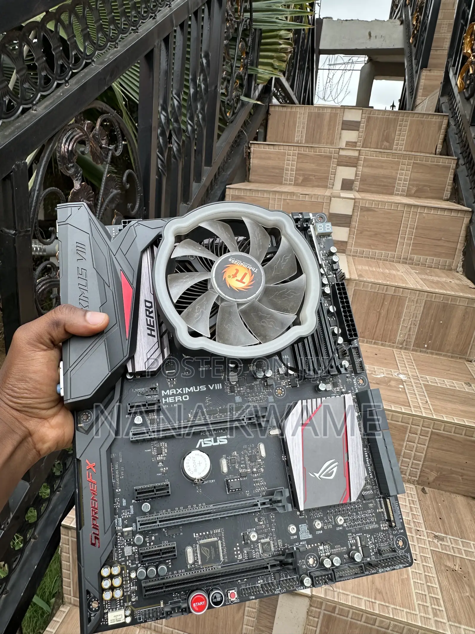 ASUS Maximus VIII Hero+ I7 Cpu+ Thermaltake RGB CPU Cooler