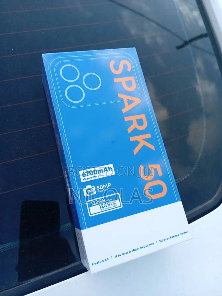 New Tecno Spark 50 128 GB Black