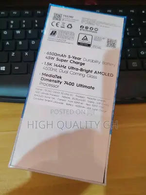 New Tecno Camon 50 Ultra 512 GB Black
