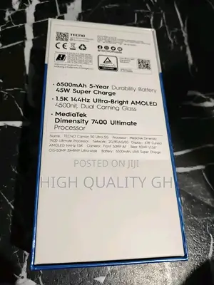 New Tecno Camon 50 Ultra 512 GB Black