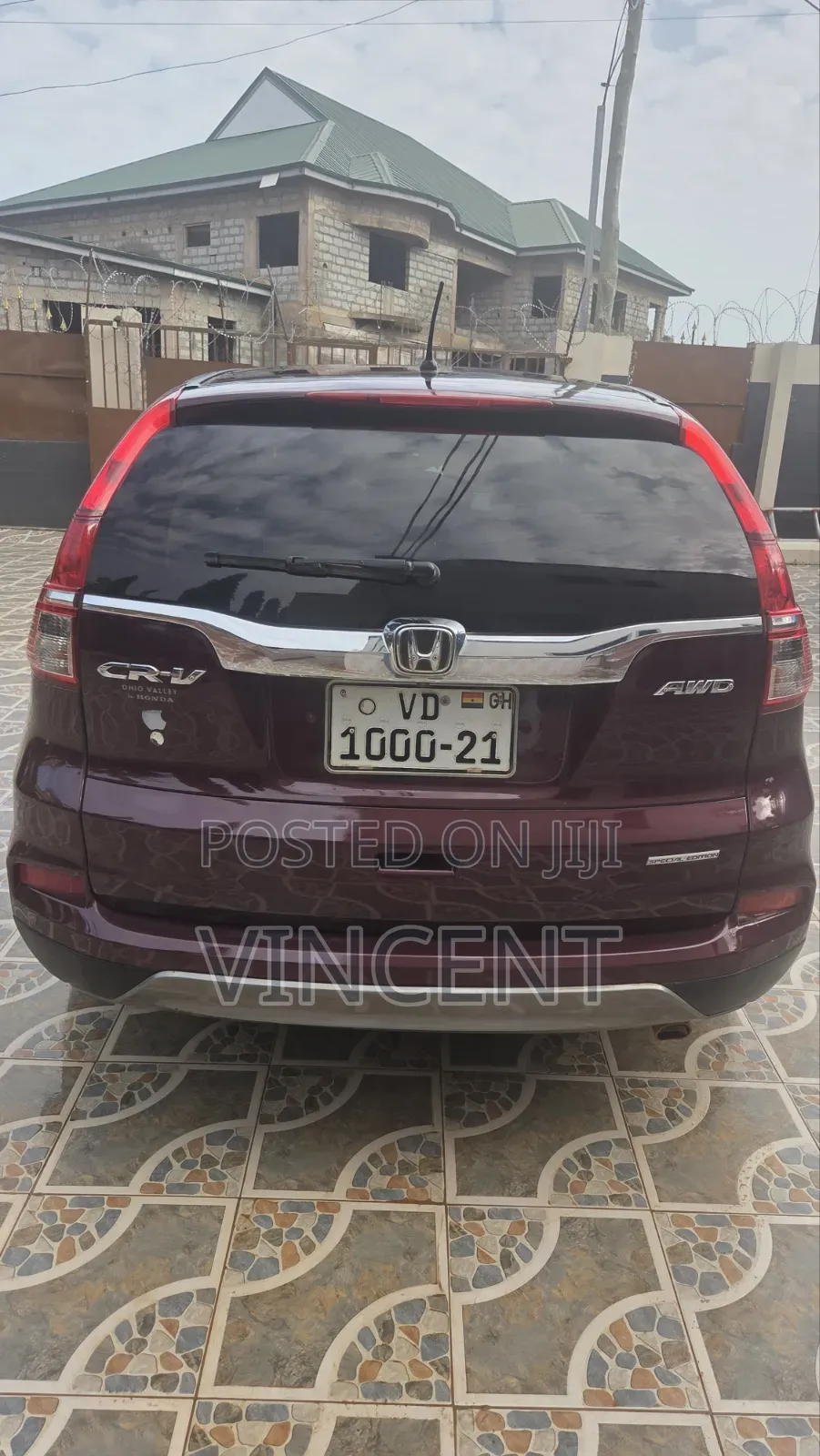 Honda CR-V EX 4dr SUV AWD (2.4L 4cyl CVT) 2016 Burgundy