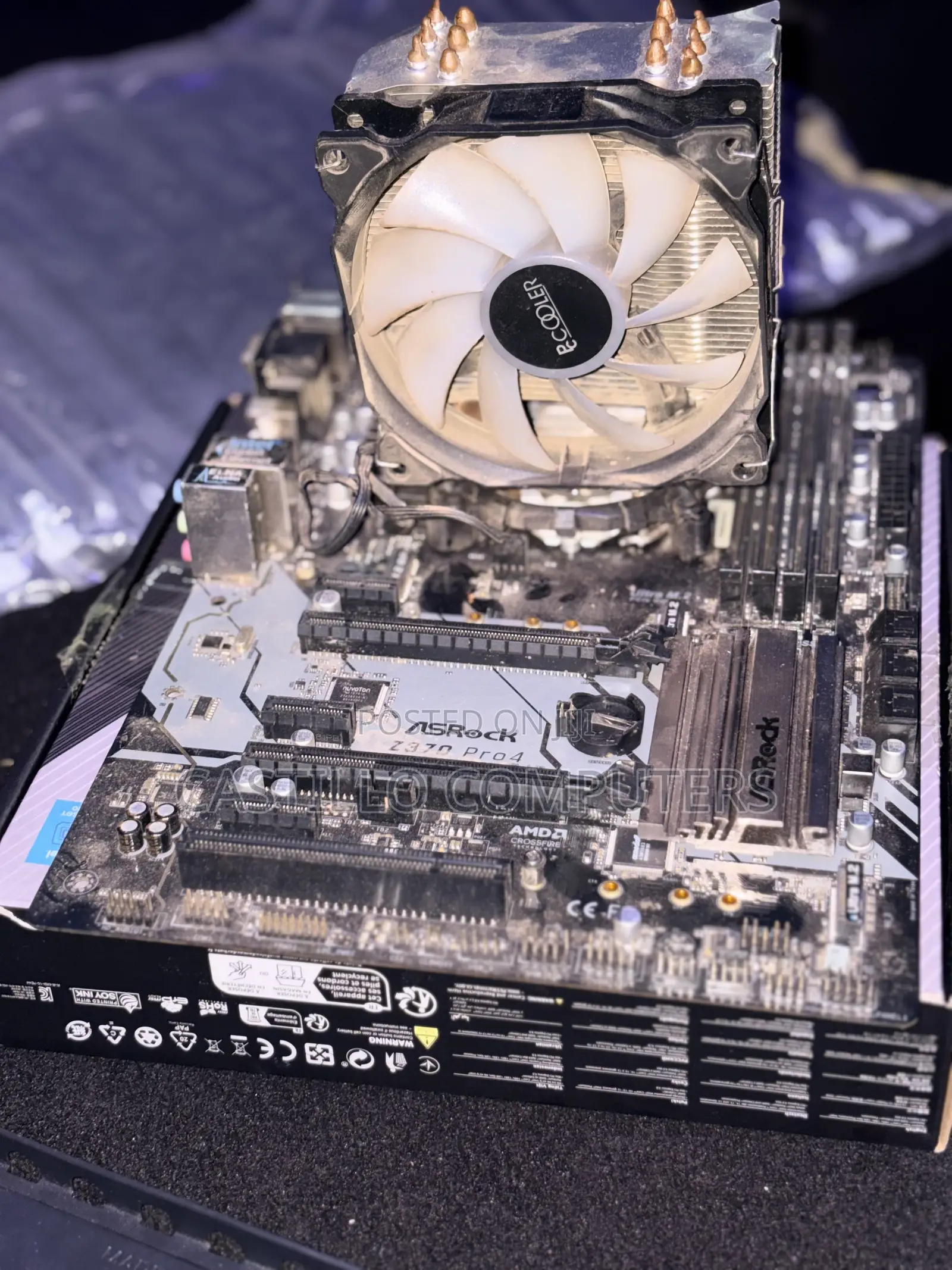 I5 9600 + Asrock Z370pro 4