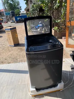 Check Out ~~ TCL TopLoad 18kg Air Spin (Dark-Grey) WashingMachine