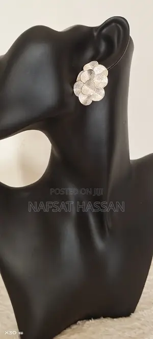 Frosted Flower Luxury Earrings