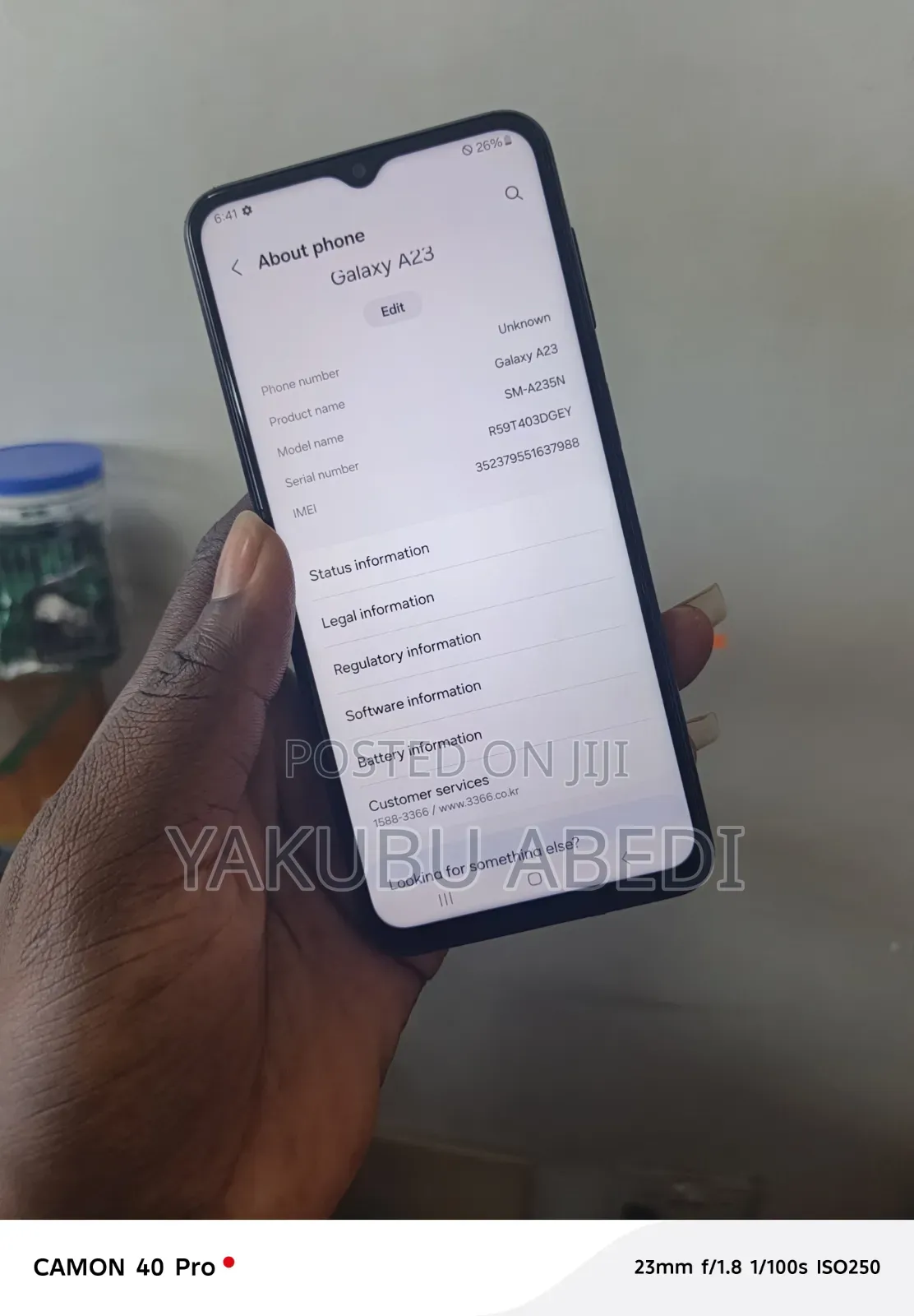 Samsung Galaxy A23 128 GB Black