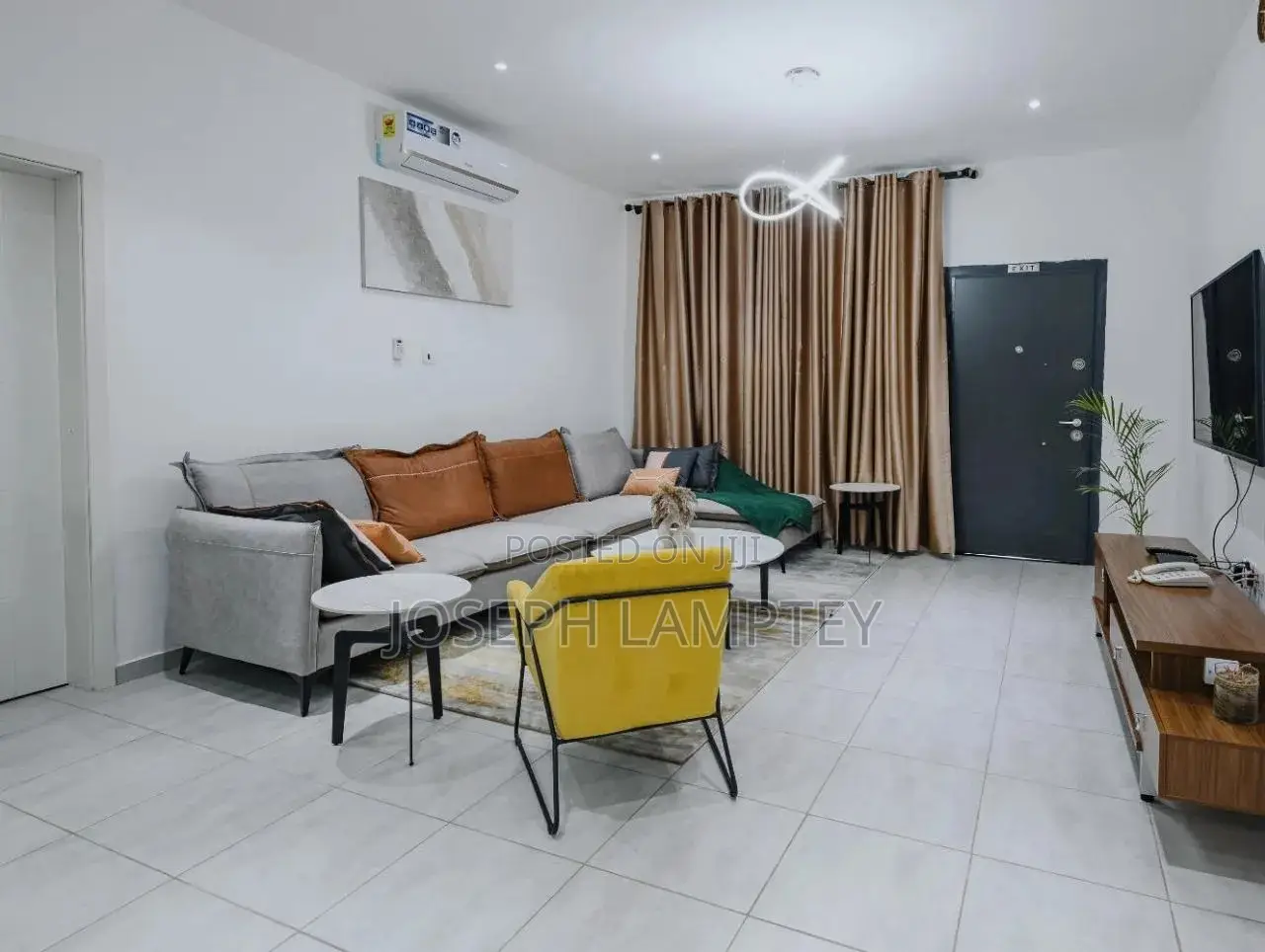 Furnished 3bdrm Apartment in Joseph Lamptey, Airport Residential Area