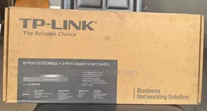 16 Port 10/100Mbps+2 Port Gigabit Smart Switch