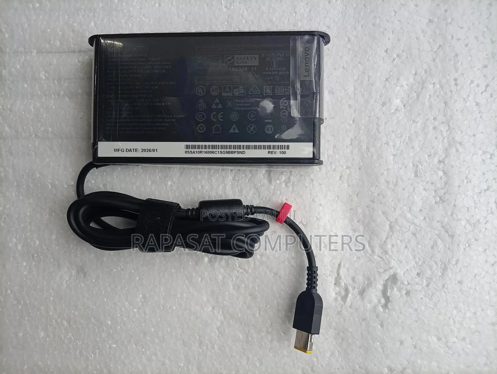 Lenovo 20v 8.5a 170w USB Pin Adapter