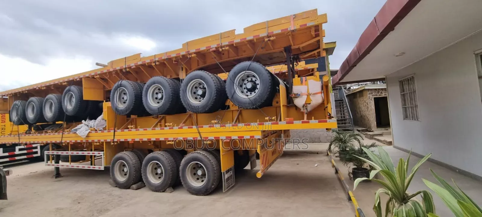 Flatbed Trailer 45t-3 Axle