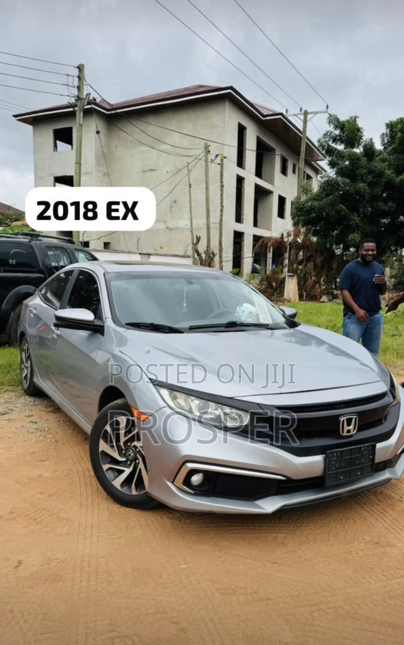 Honda Civic EX Sedan 2018 Silver